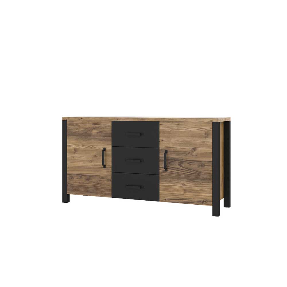Wohnzimmer Kommode in Fichte Optik - Simeona