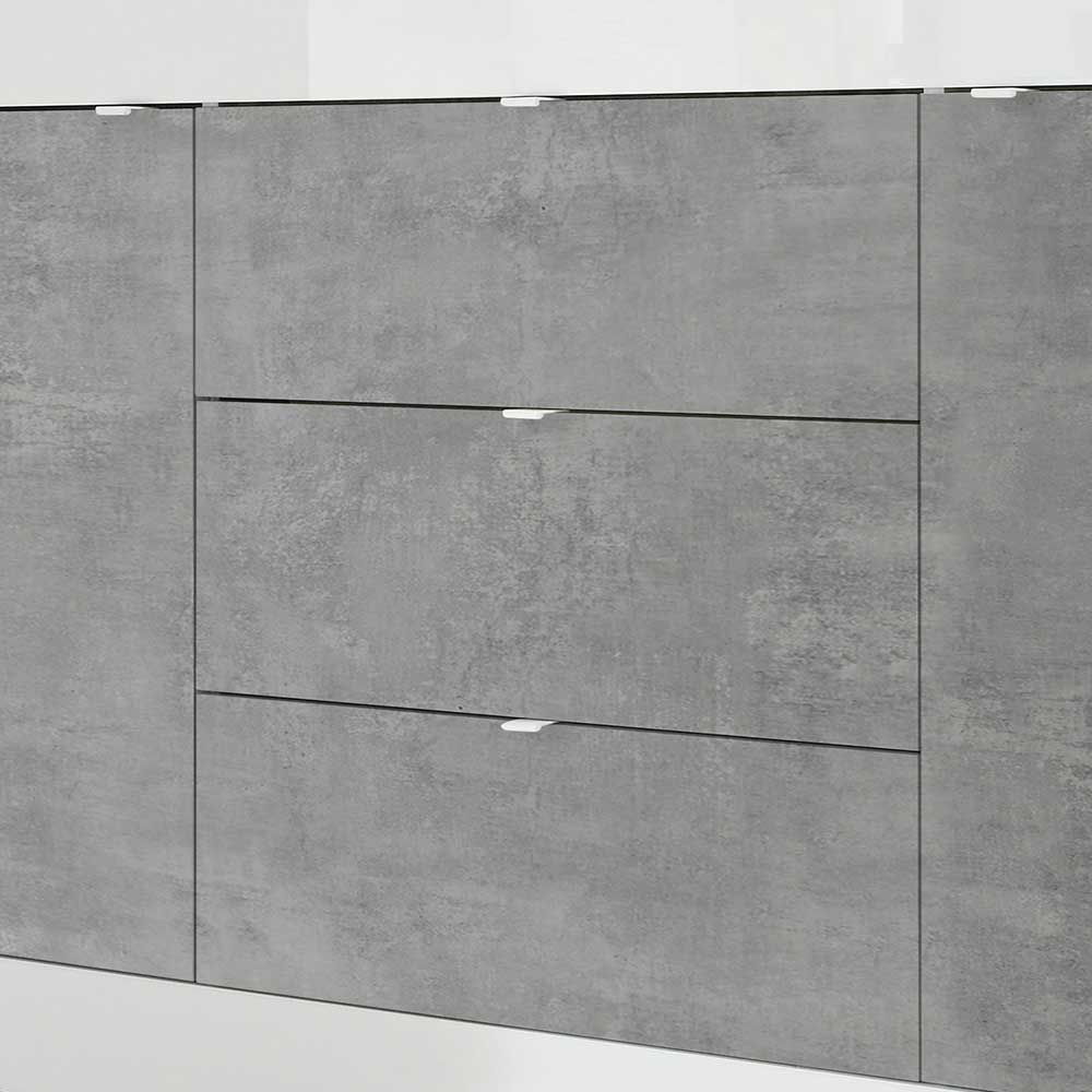 Wohnzimmerschränke in Beton Optik - Narandu (zweiteilig)