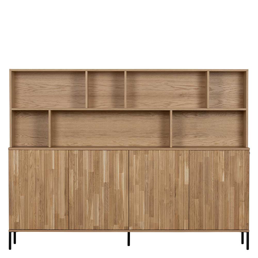 Wohnzimmerschrank mit 4 Türen & 7 Fächern - Cegrada