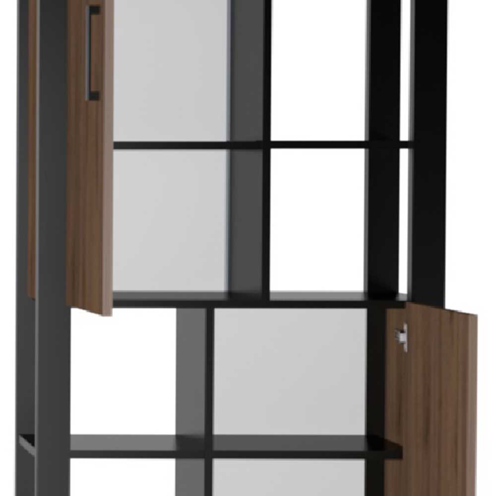 75x201x39 Standregal mit 6 Fächern & 2 Türen - Dudleys