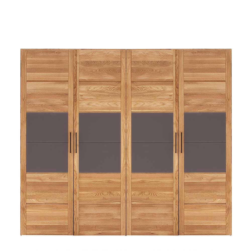Massiver Kleiderschrank in Wildeiche - Zaisan