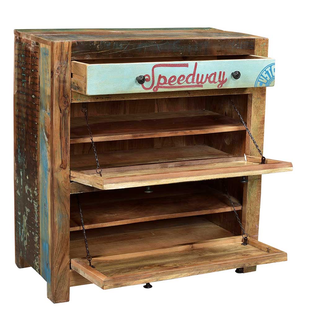 Flur Designmöbel aus Recyclingholz - Creek (fünfteilig)