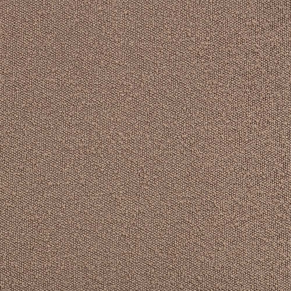 Boucle Wohnzimmercouch in hellem Braun - Mivoje