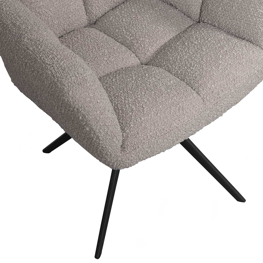 Boucle Tischsessel drehbar - Ejolas