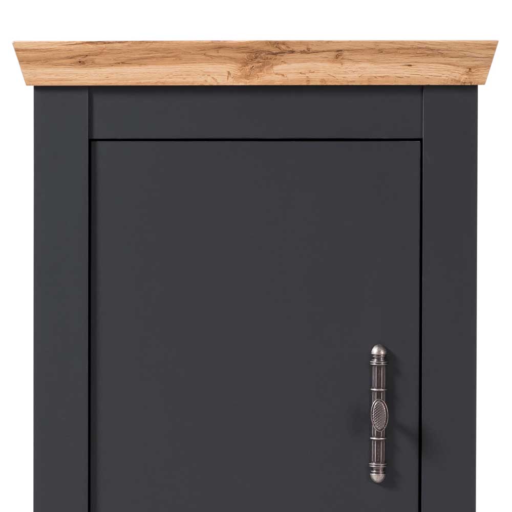 72x146x38 cm 1-türiger Landhausschrank modern - Lionel