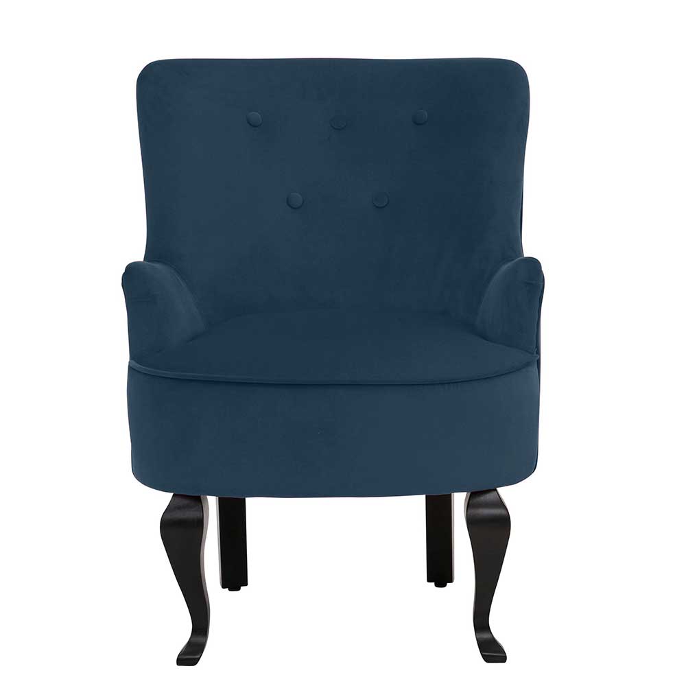 Vintage Polstersessel & Hocker - Akper (zweiteilig)