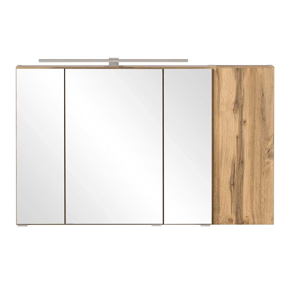 Waschtisch & Oberschrank mit Spiegeln - Jambi (zweiteilig)