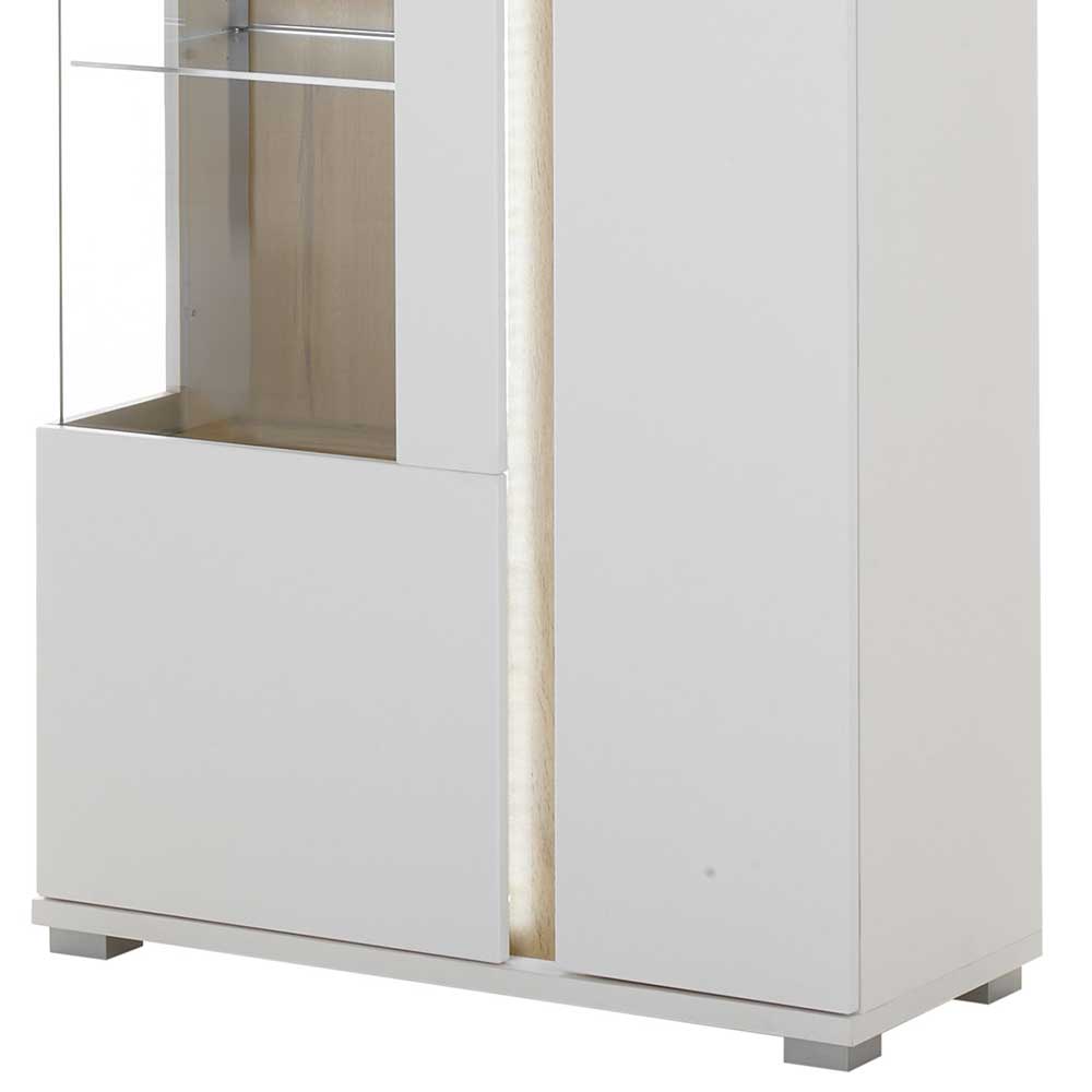 Wohnzimmervitrine mit LED Beleuchtung - Racelyn