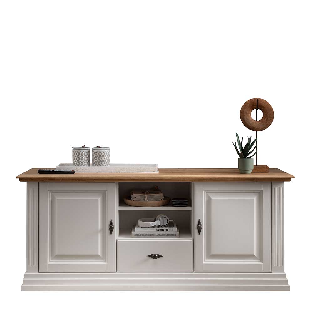 TV Lowboard im Landhaus Style 157x67x45 cm - Henry