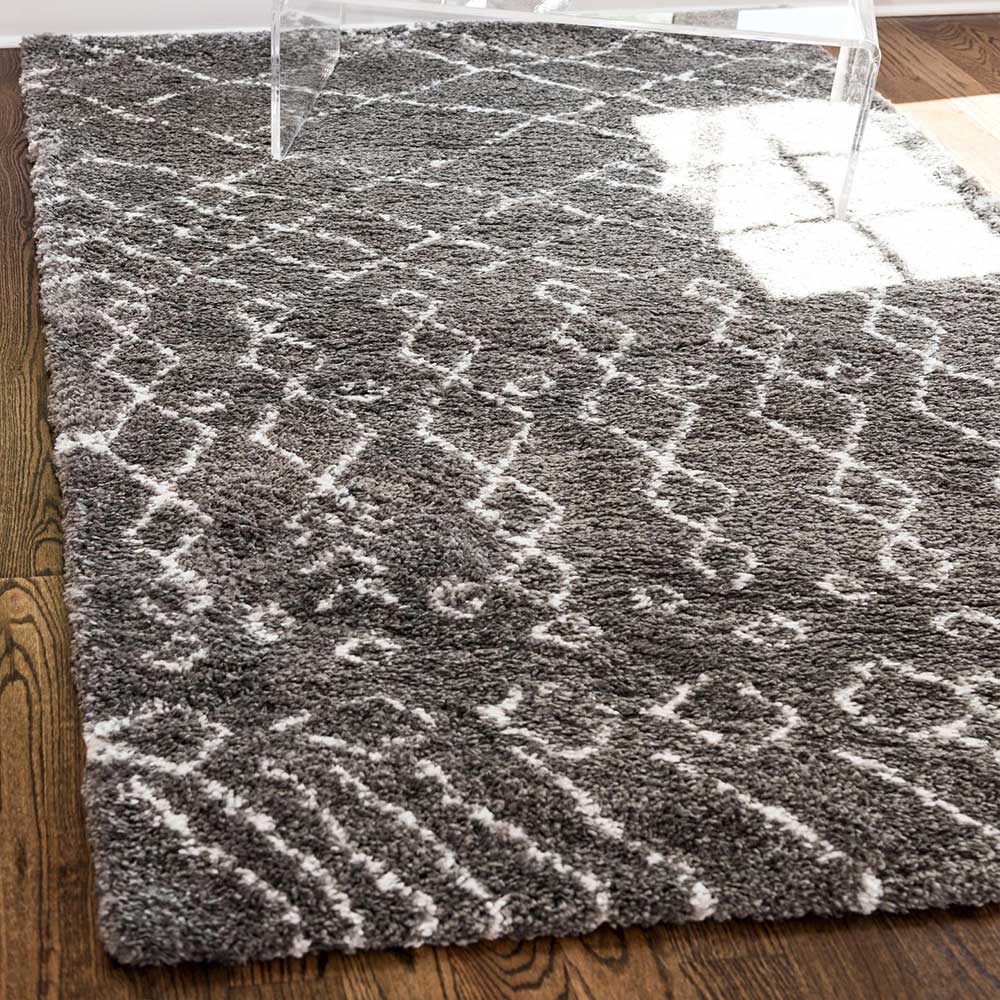 Teppich Läufer mit abstraktem Muster - Hochflor - Cazryn