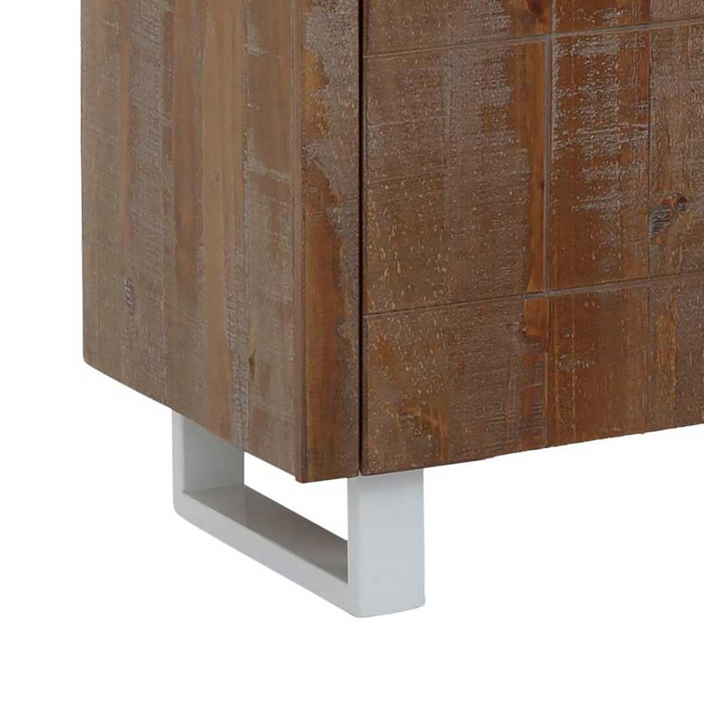 TV Lowboard aus massiver Kiefer Dunkel - Lavagna