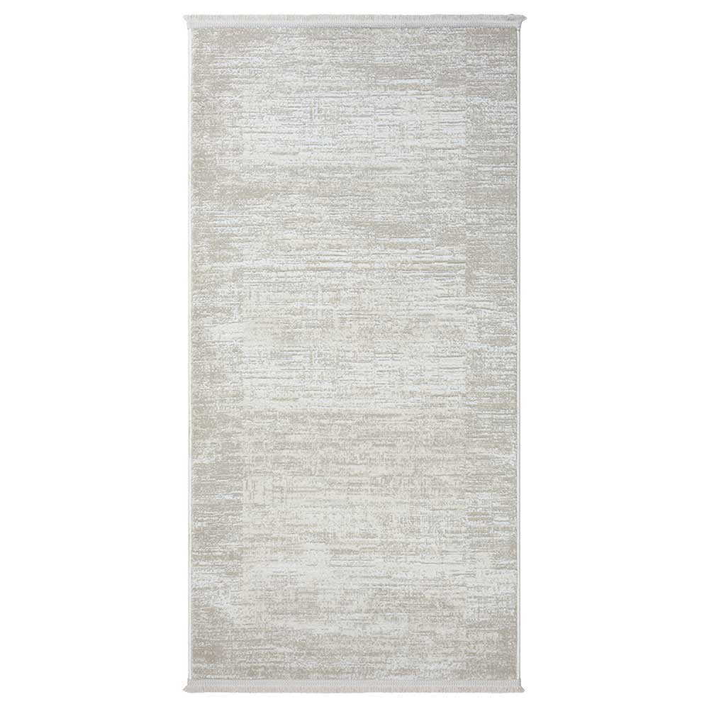 Teppich in Creme & Beige - dezent gemustert - Rondma