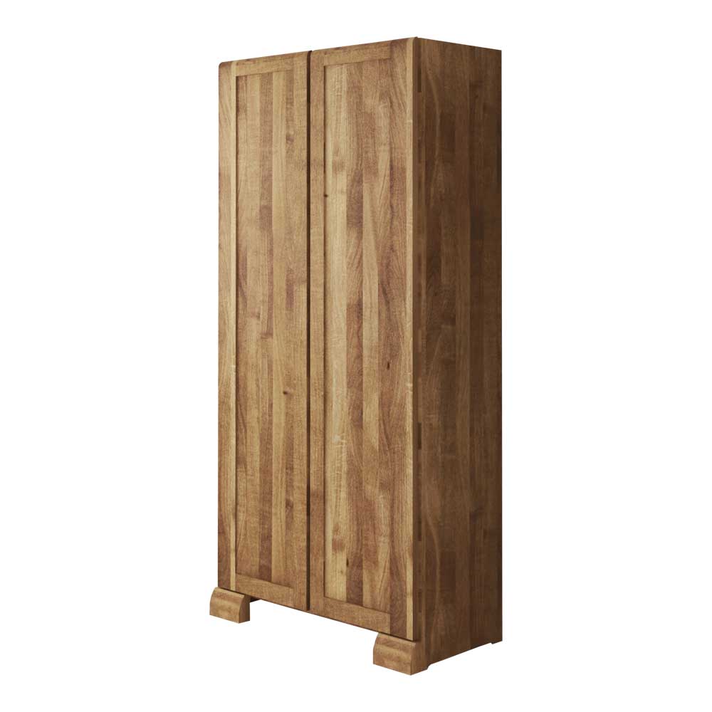 Holzschrank Vaskov aus Wildeiche Massivholz