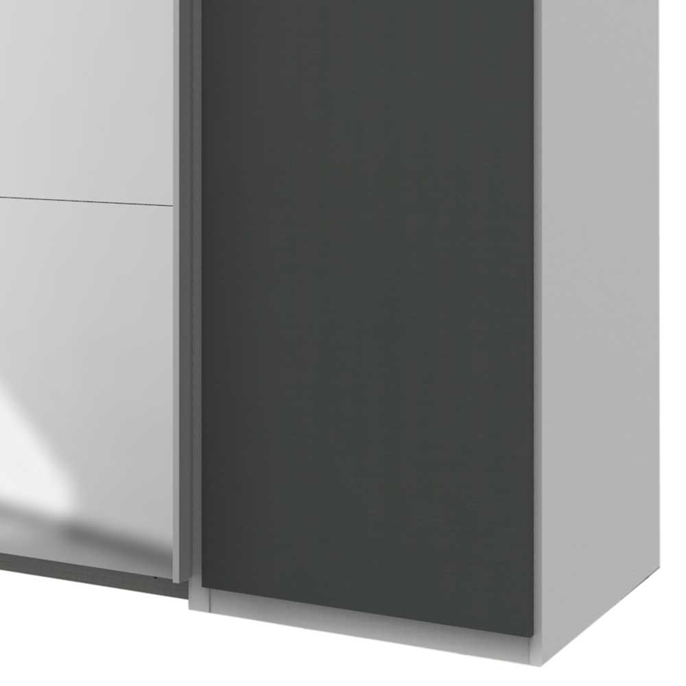 Schlafzimmerschrank mit Dreh- und Schiebetüren - Katrynel