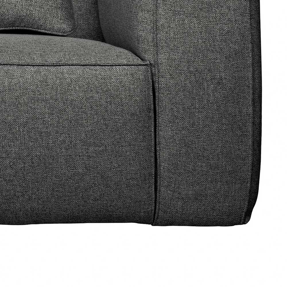 3,5 Sitzer Stoffcouch in Grau - Belves