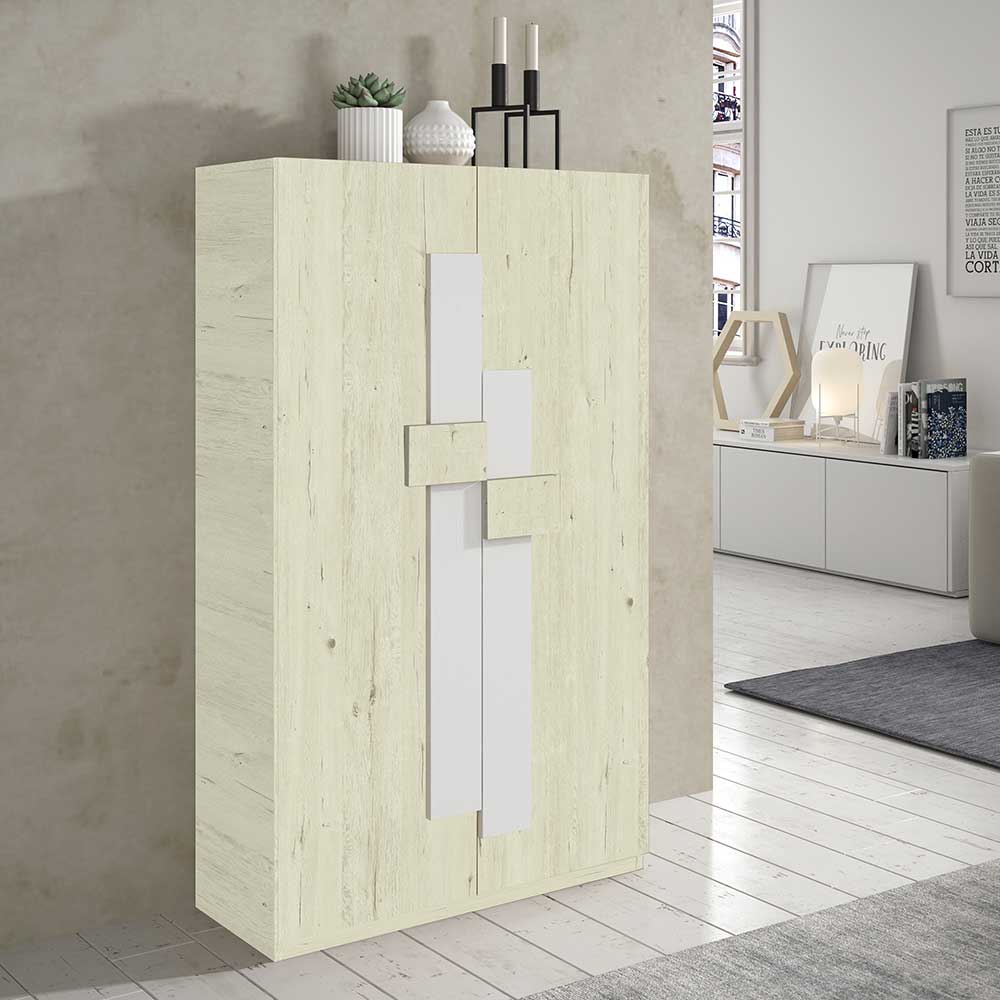 Schrank für Schuhe mit sechs Böden - Mileno