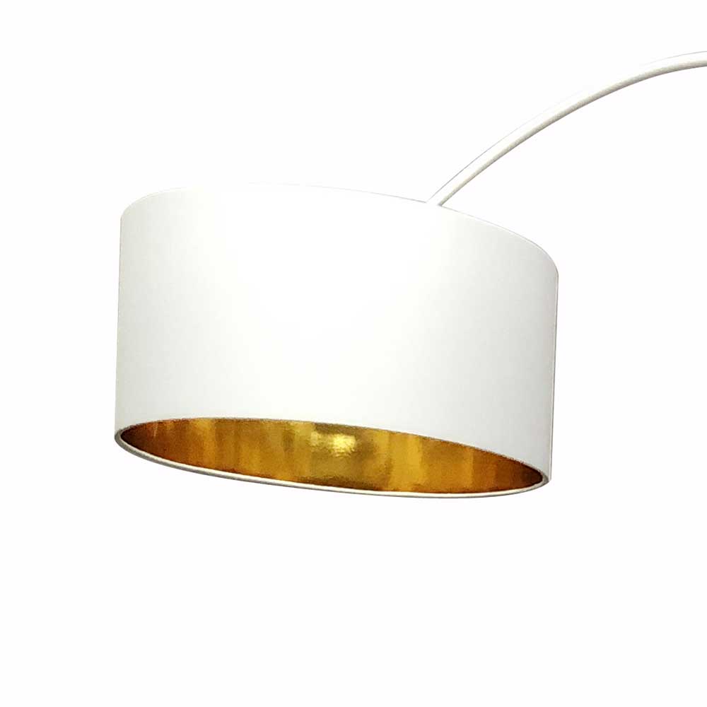 Bogenleuchte in Weiß mit Gold - Aileenia