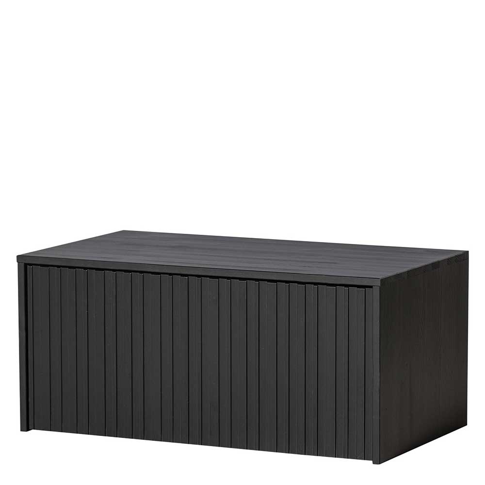 Lowboard in Schwarz Kiefer - Gelvins