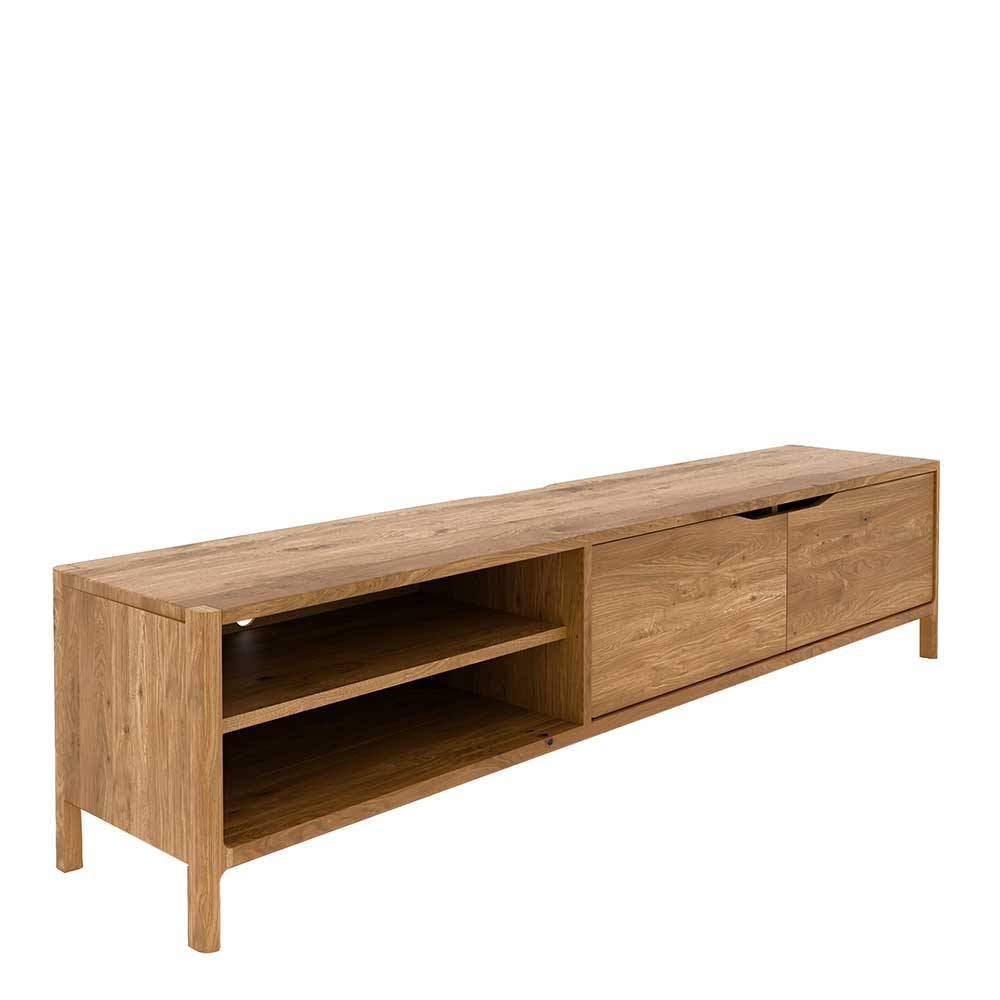 TV Lowboard aus Wildeiche Massivholz - Laida