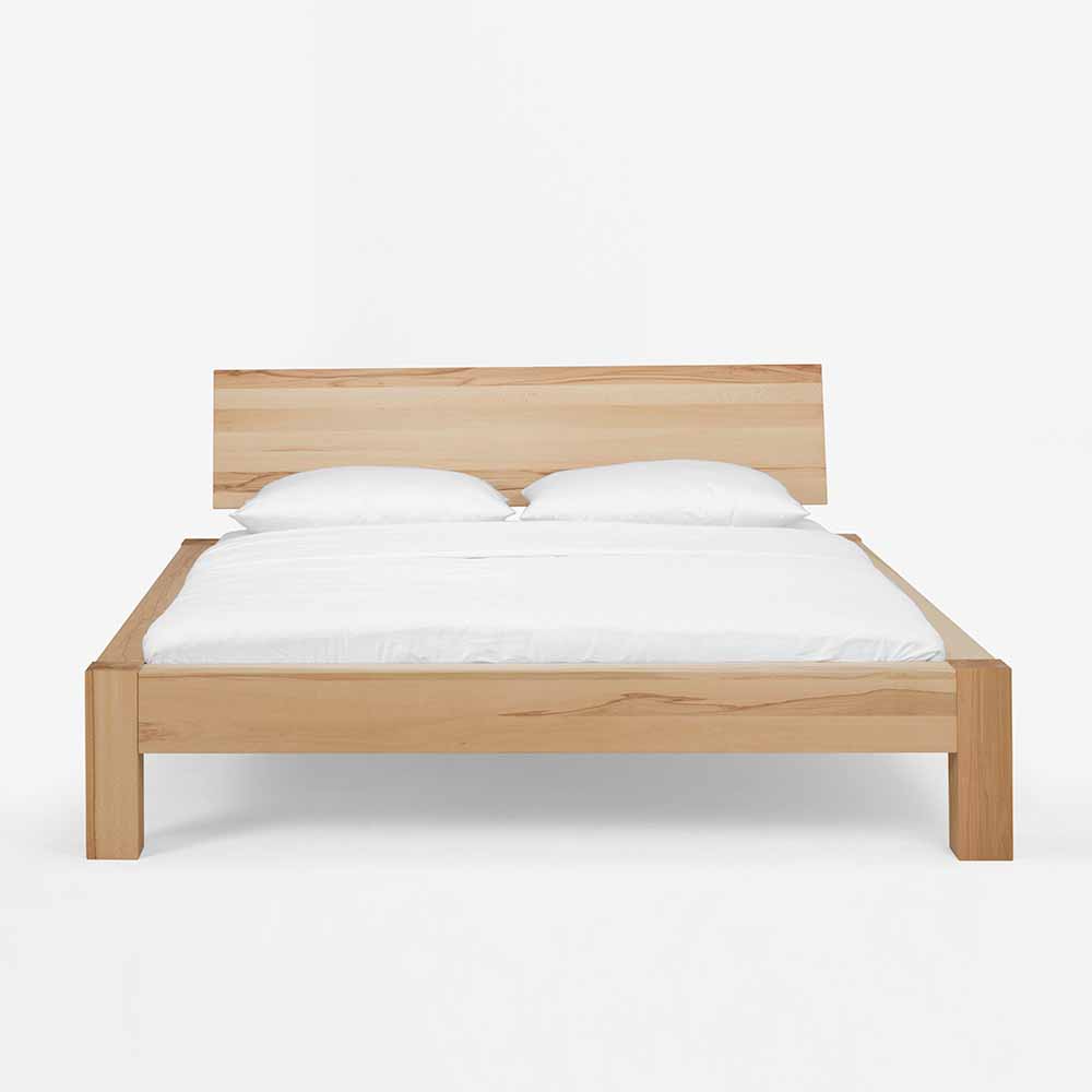Massivholz Doppelbett Oletta aus Kernbuche geölt