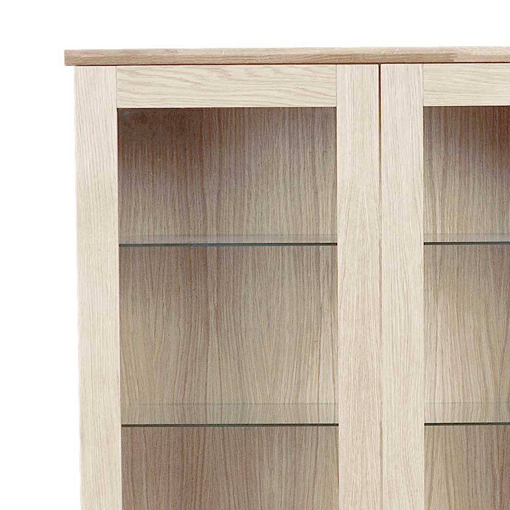 White Wash Vitrine im Skandi Design - Pessoa