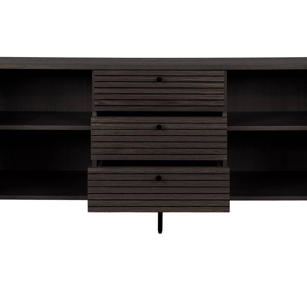Sideboard mit dunklem Furnier in Braun - Wega