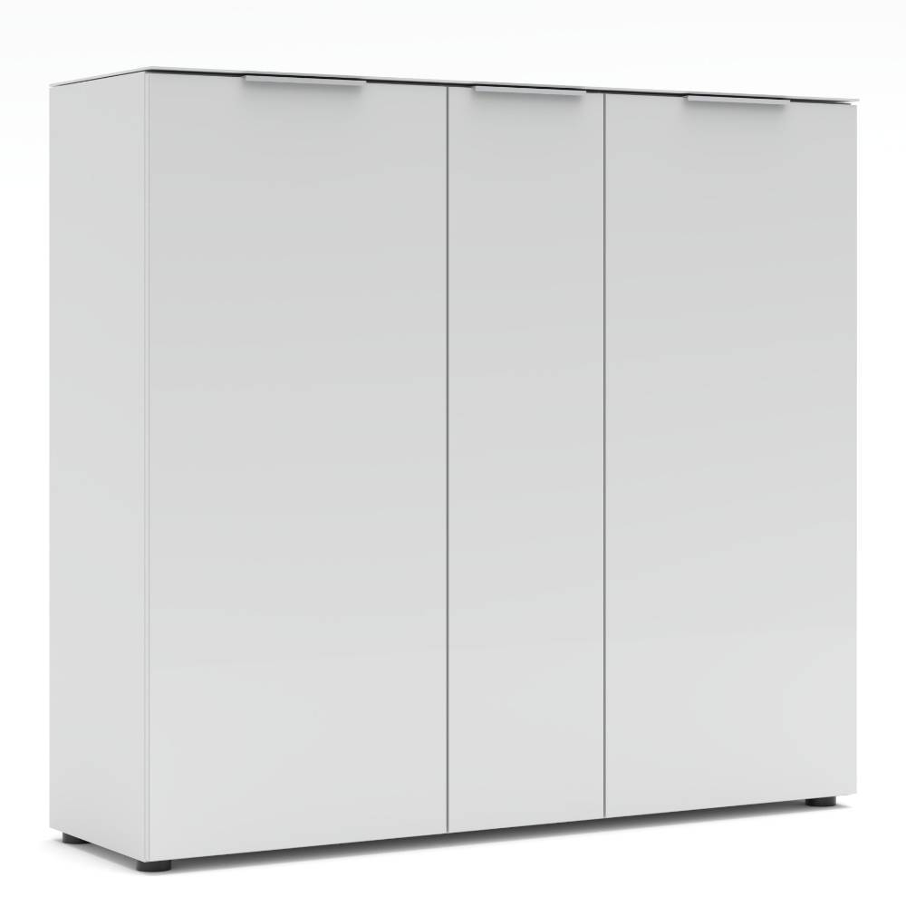 3-türiger Schuhschrank in Weiß - Romina