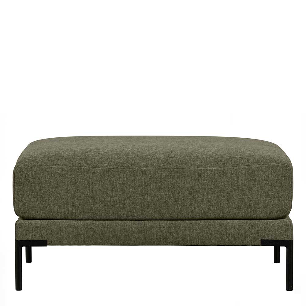 100x44x100 Wohnzimmerhocker in Dunkelgrün - Arraggo