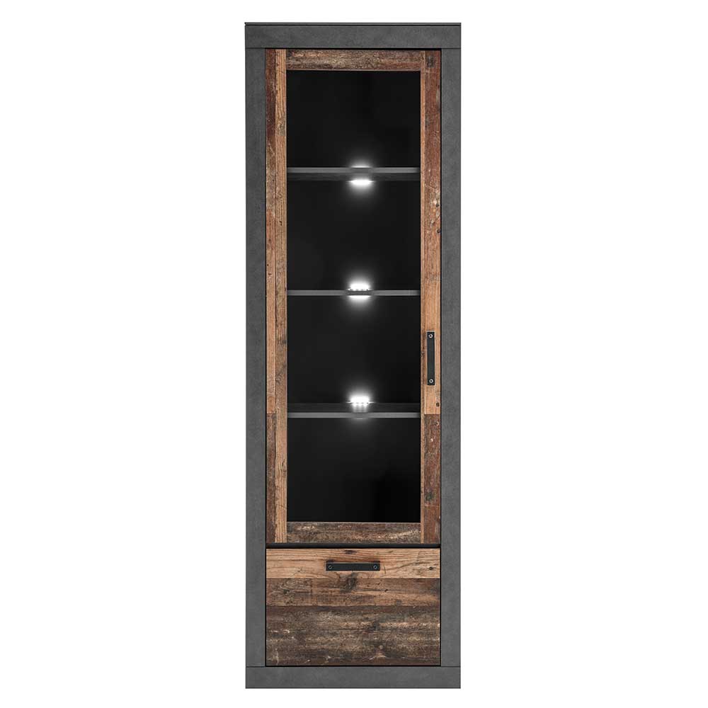Wohnzimmer Industry Vitrine 1-türig - Timuras
