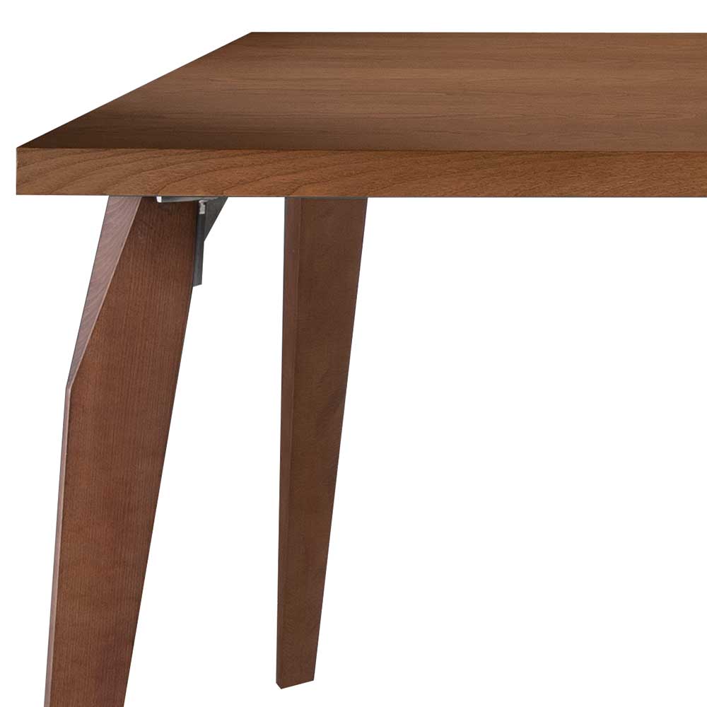 200x100 Tisch in Nussbaum mit Furnier - Foligro