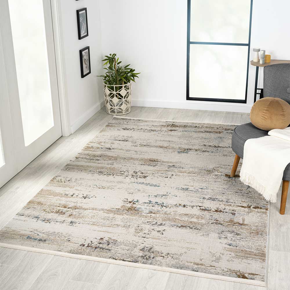 Teppich mit kurzem Flor in modernem Design - Shajana