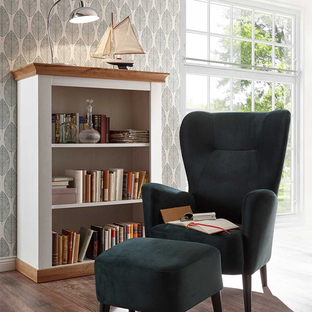 102x139x44 Landhaus Regal mit 3 Fächern - Diatara