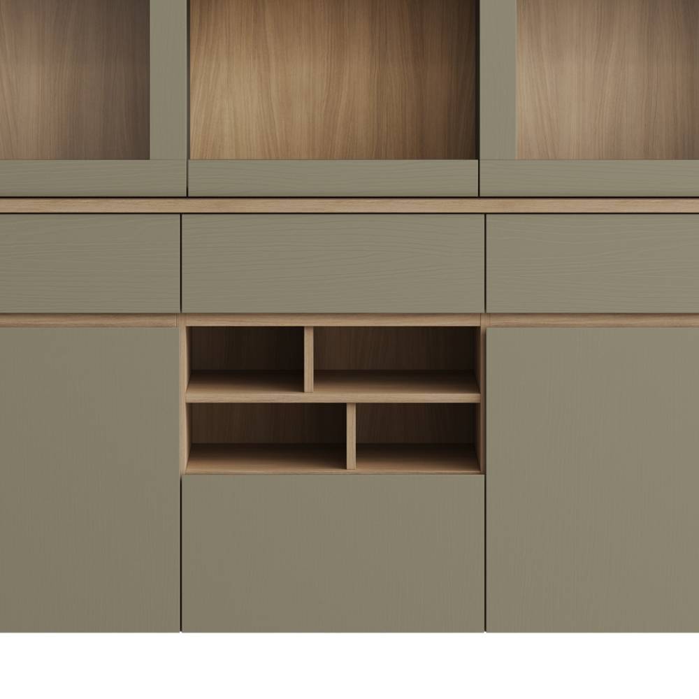 Buffetschrank in Eukalyptus und Eiche Optik - Promo
