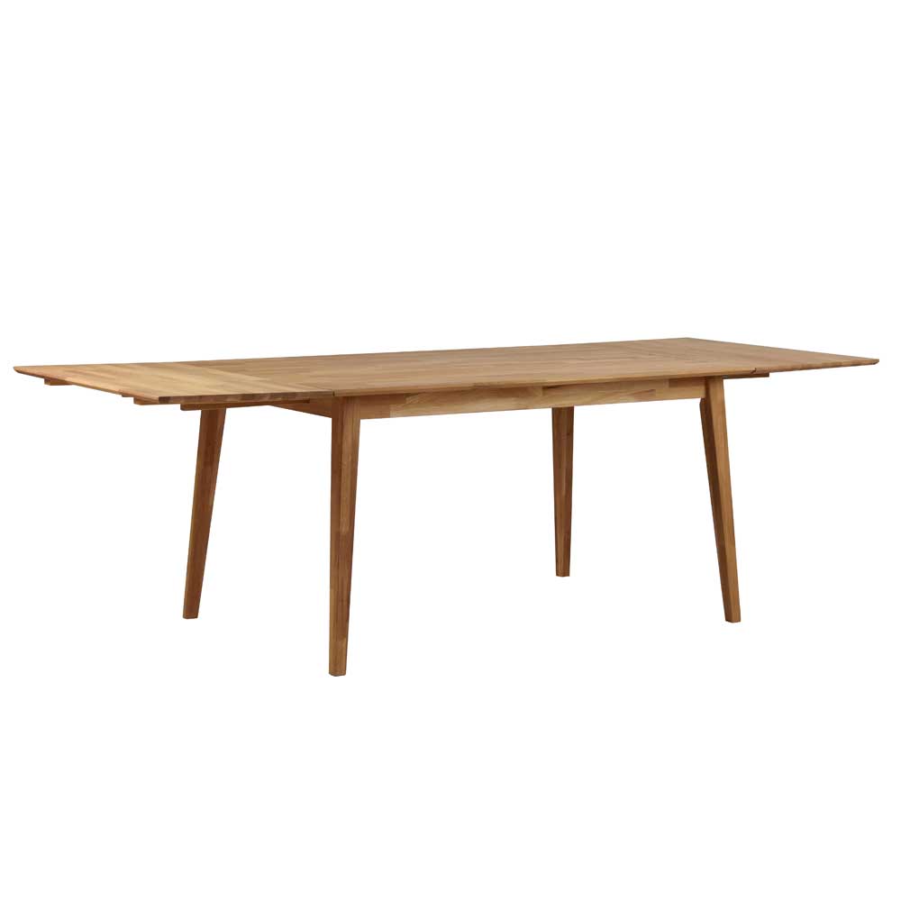 Ansteckplatte 50 cm aus Eiche Massivholz - Number