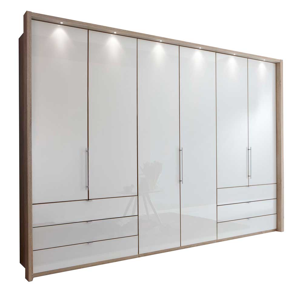Schlafzimmer Kleiderschrank Bosays mit Falttüren