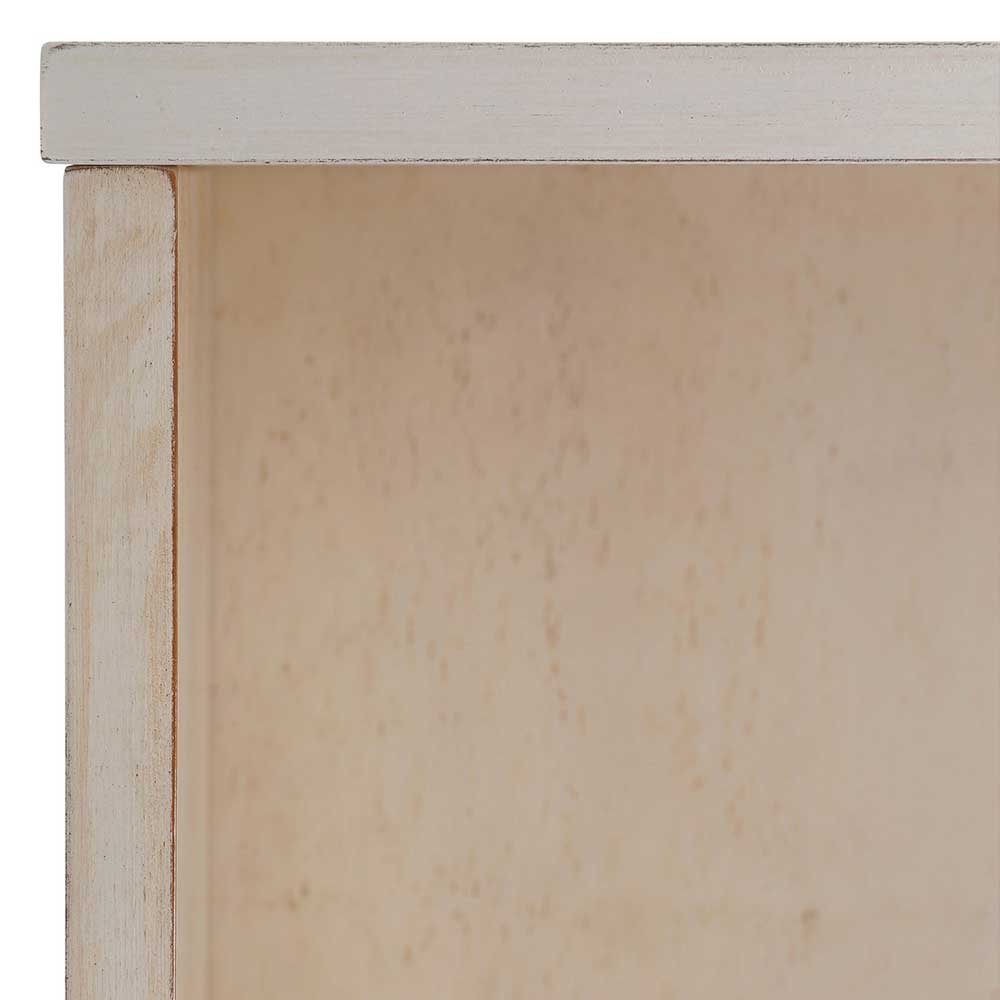 Massives Standregal in Kiefer White Wash - Pseino