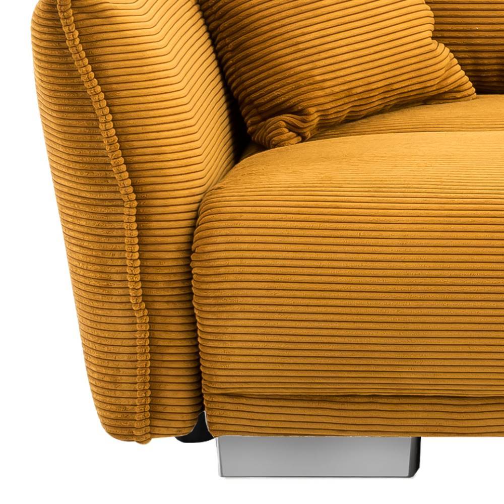 Big Sofa mit Schlaffunktion - Champagne