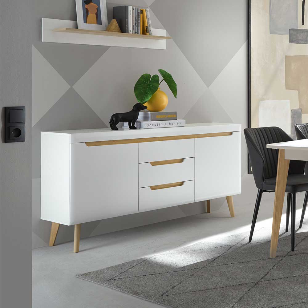 Sideboard mit drei Schubladen und zwei Türen - Ginko