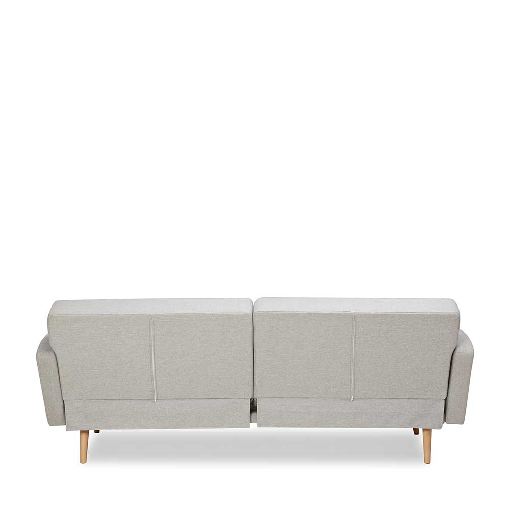 Schlafsofa in Hellgrau und Kiefer - Posadas