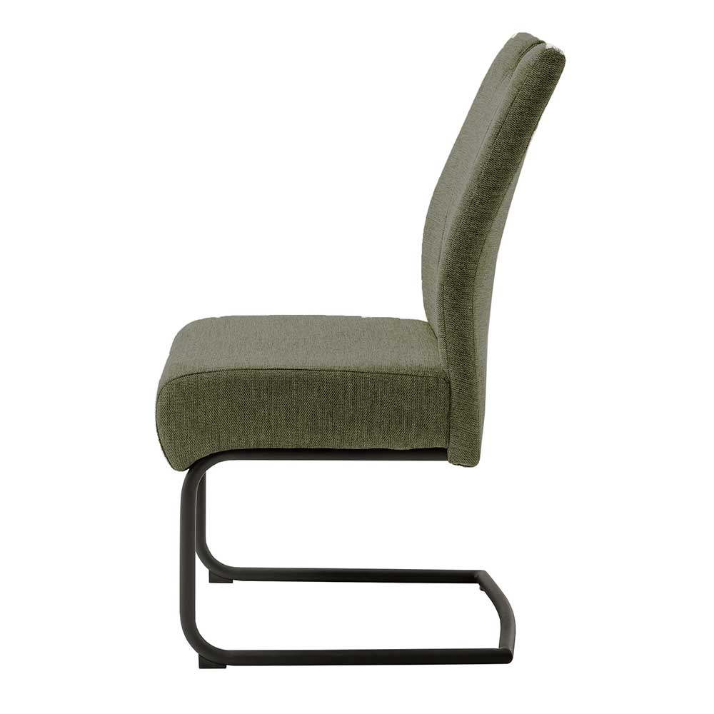 Esszimmer Freischwinger mit Federkern - Surci (2er Set)