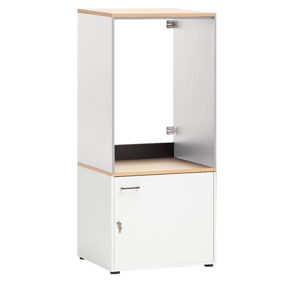Waschmaschinenschrank in Mattweiß - Piava