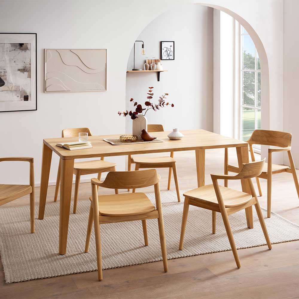 Design Stuhl aus Sungkai Holz - Bottaro