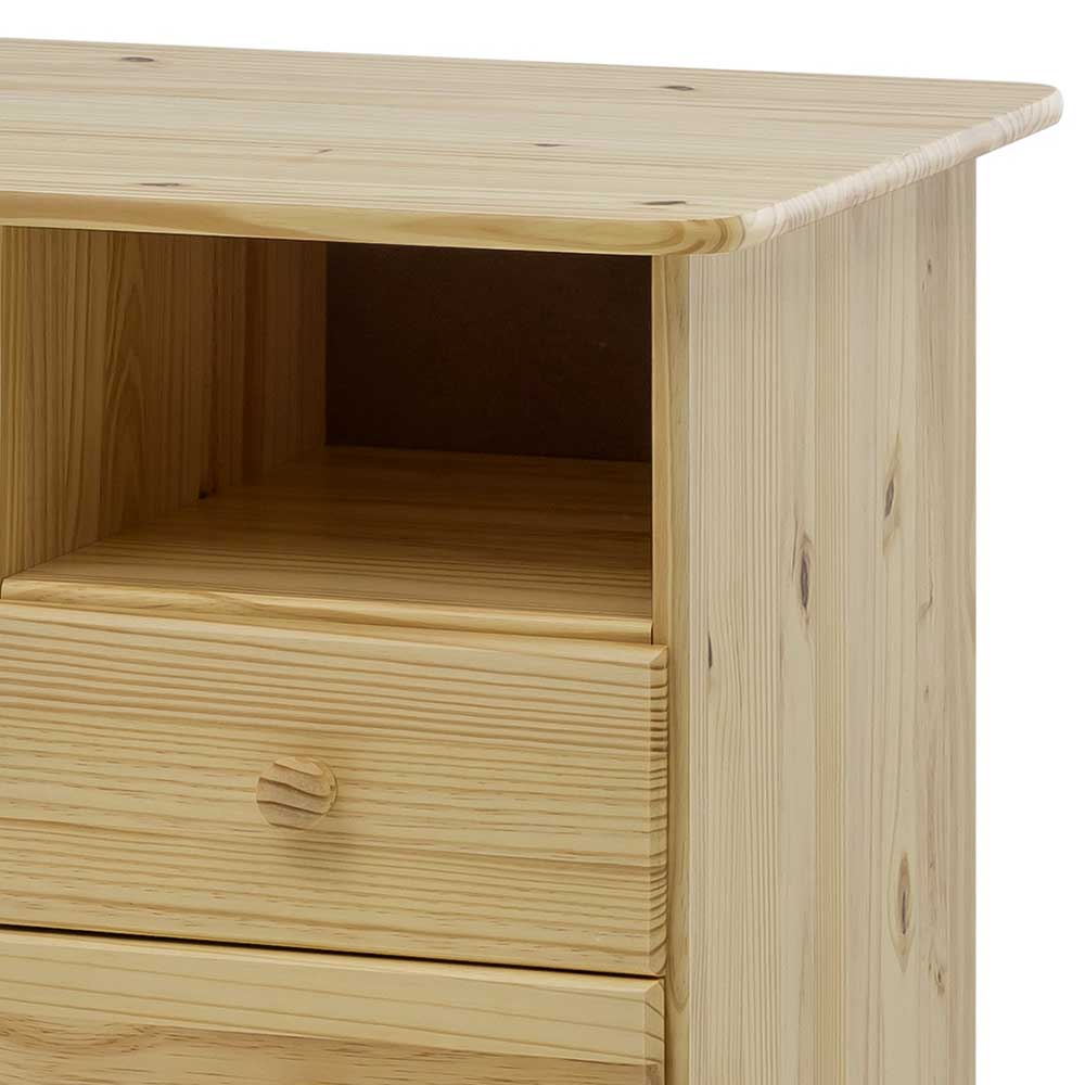 110x54 Kleiner Schreibtisch aus Kiefer Massivholz - Bibulath