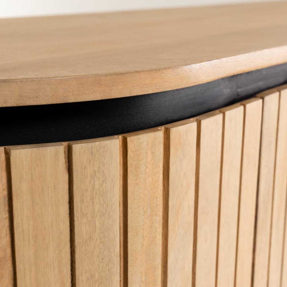 170x81x50 Design Sideboard in ovaler Form - Ilvenda