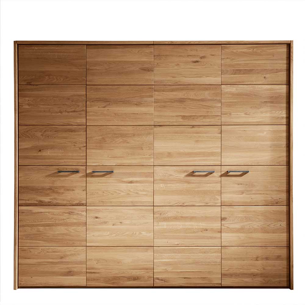 Holz Kleiderschrank mit Passepartout Rahmen - Cancun