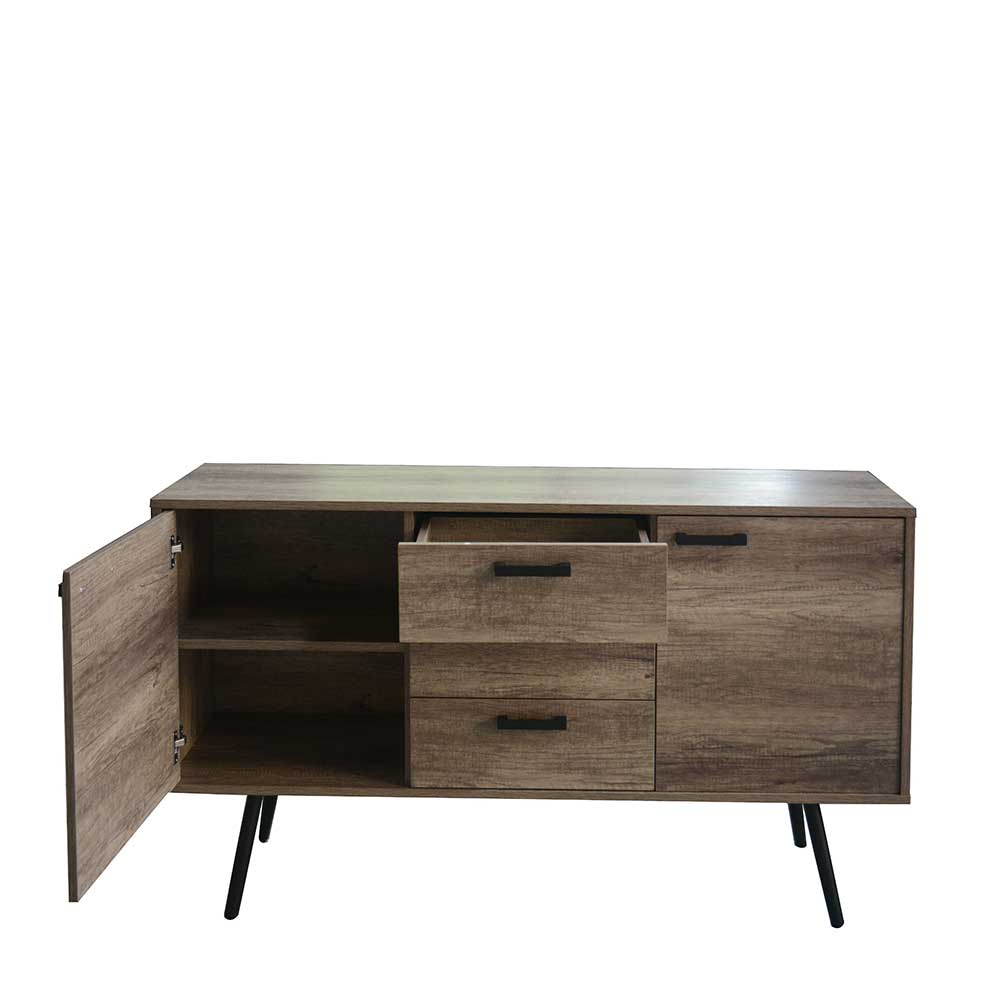 150x84x40 Kombi-Sideboard mit drei Schubladen - Gomata