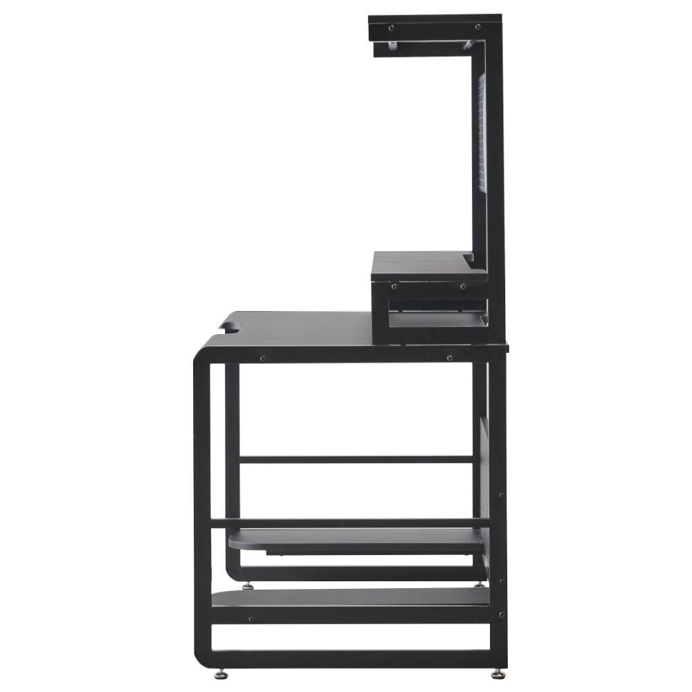 Gaming PC-Tisch in Schwarz - Peace