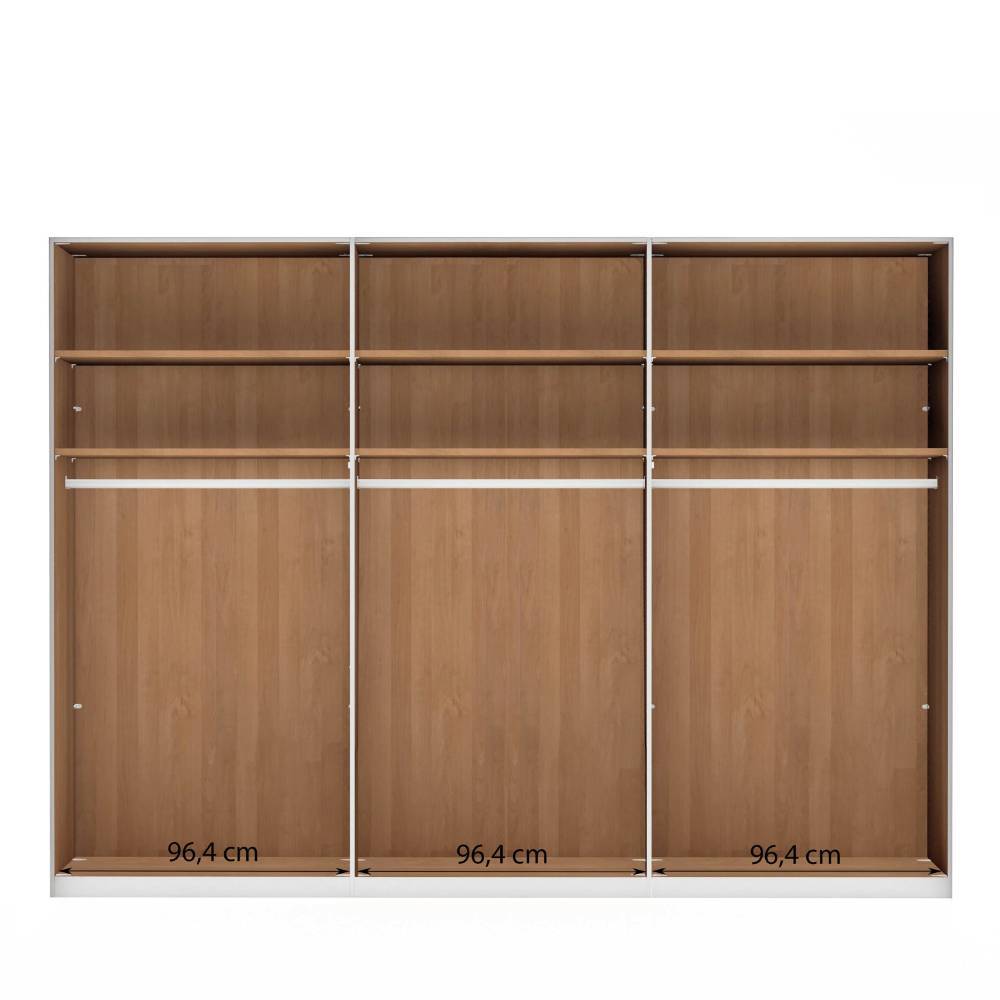 6-türiger Schlafzimmerschrank mit 216 cm Höhe - Murray