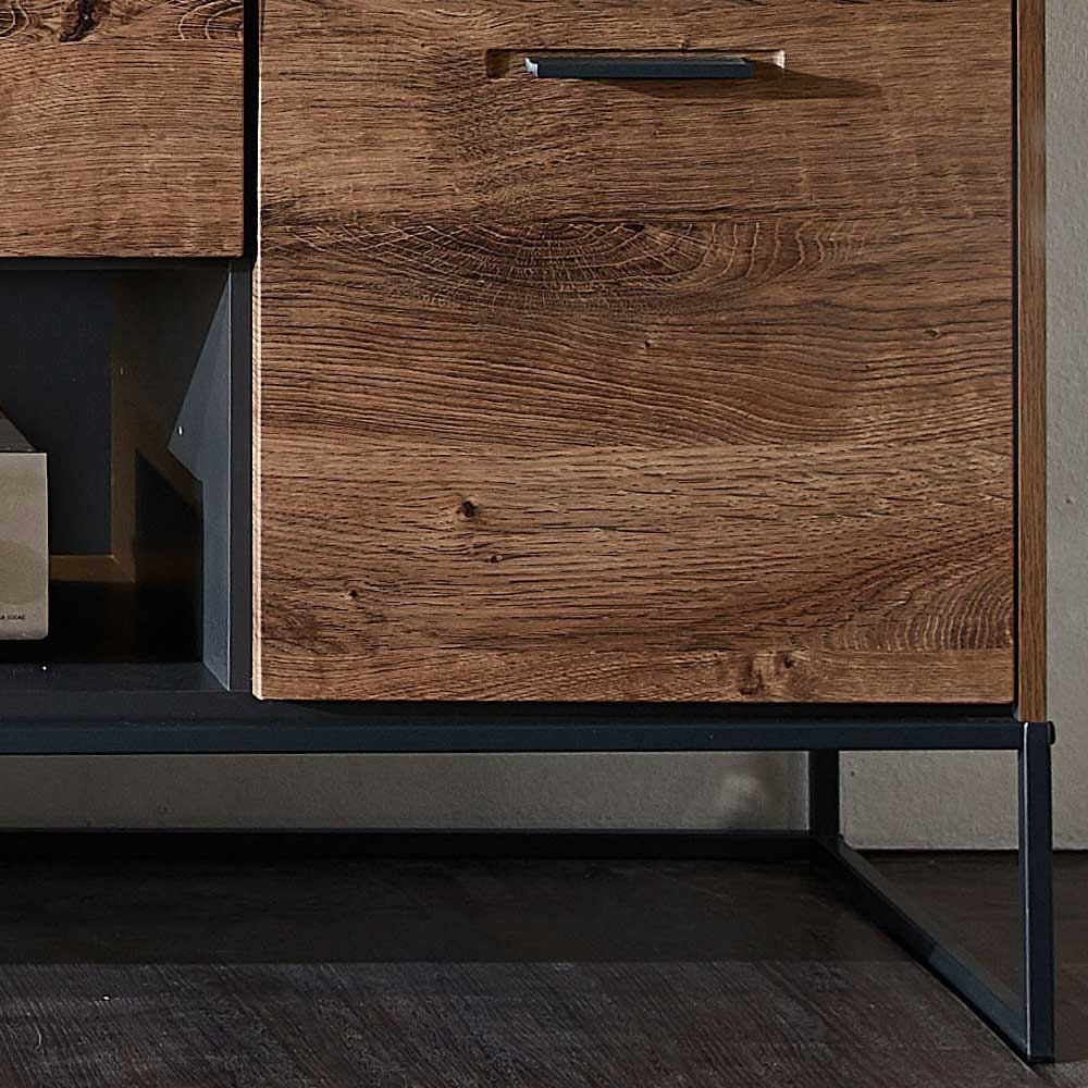175x62x48 Lowboard für Fernseher in Holz Optik - Xindus