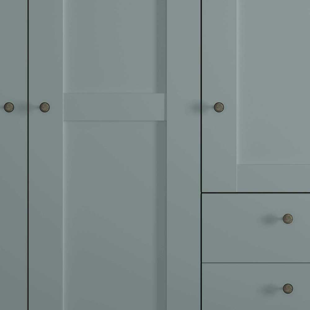 Schlafzimmer Kleiderschrank in Graugrün - Rajavo
